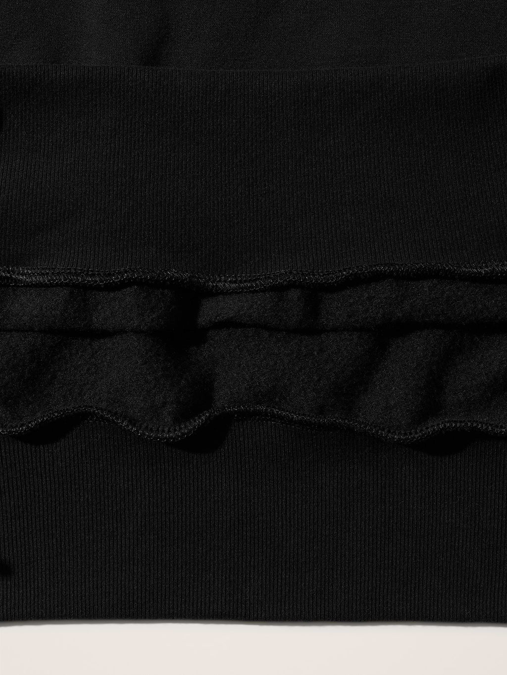 Forever Fleece Relaxed Crew Sweatshirt - Black