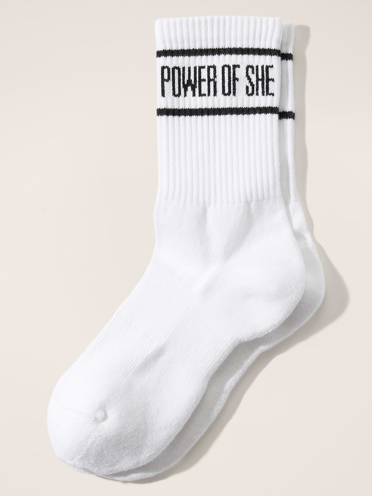 Athleta Everyday Crew Sock - Power of She Black