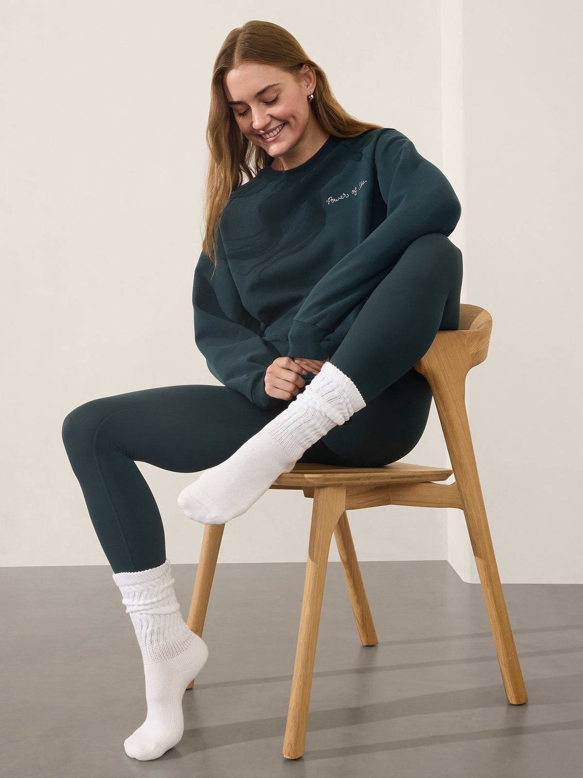 Cloud Scrunch Sock - Bright White