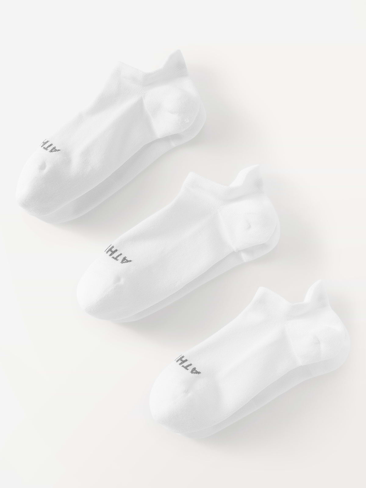 Athleta High Performance Ankle Sock 3-Pack - Bright White