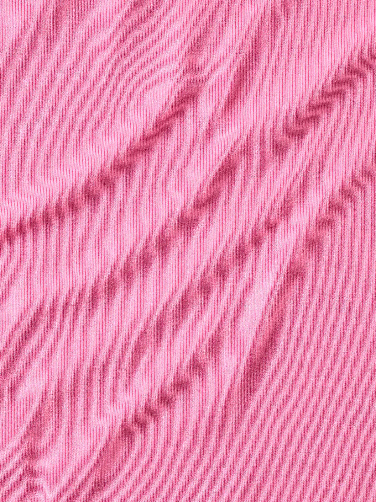 Signature Rib Tee Dress - Raphanus Pink