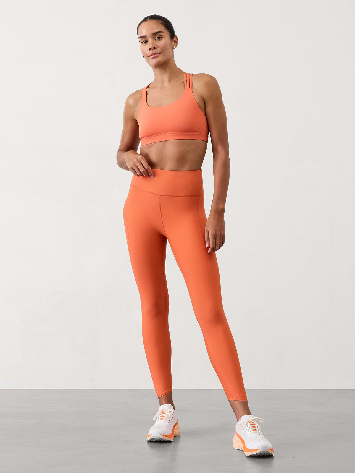 Pacesetter Ultra High Rise 7/8 Legging - Blood Orange