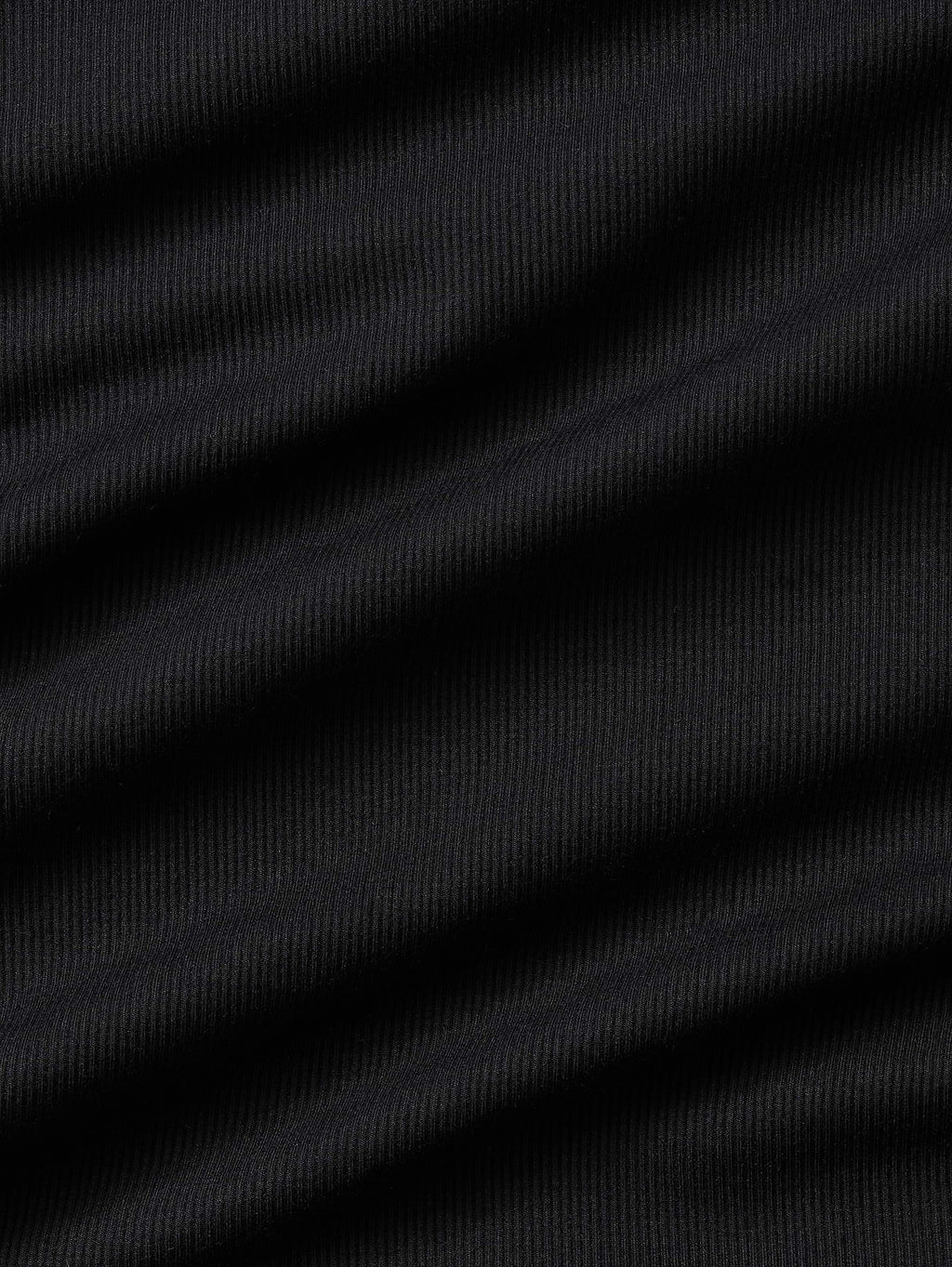 Signature Rib Tee Dress - Black