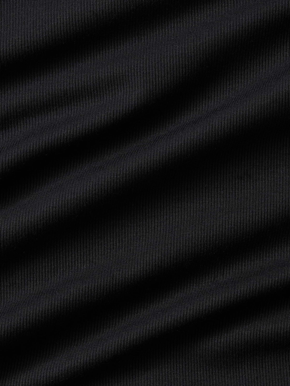 Signature Rib Tee Dress - Black