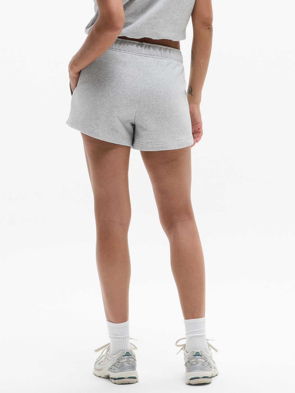 Heavyweight Terry Mid Rise 3" Sportie Short - Quartz Heather