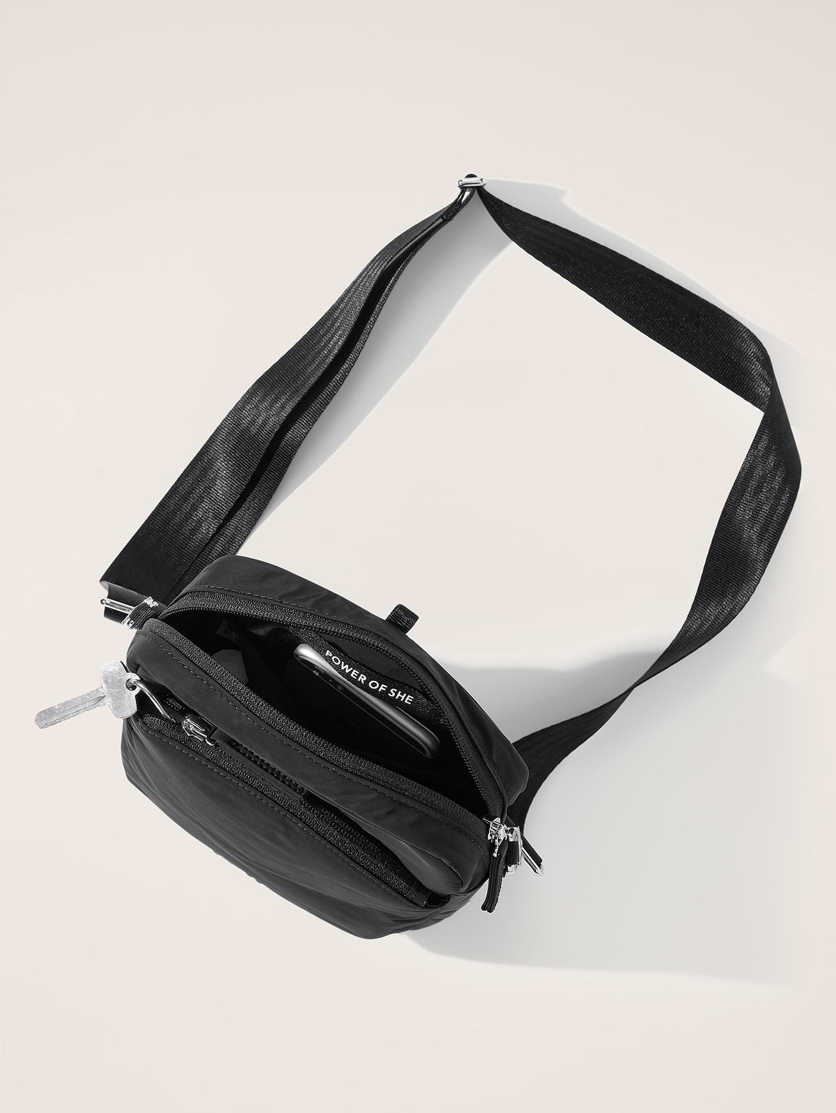 All About Vertical Crossbody Bag - Black