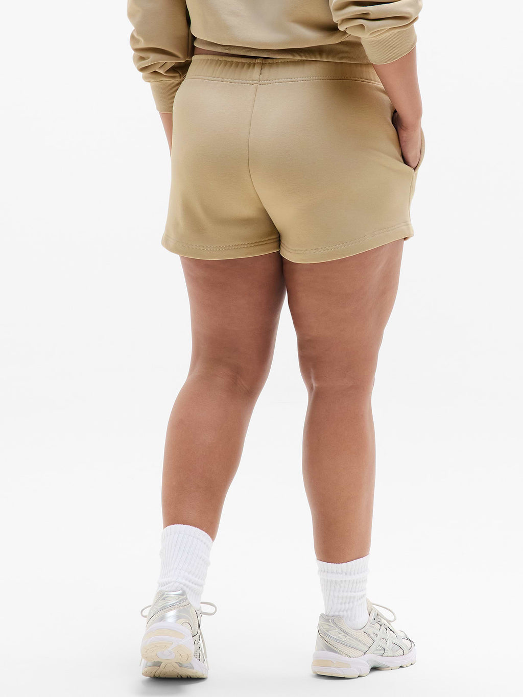 Heavyweight Terry Mid Rise 3" Sportie Short - Ecru