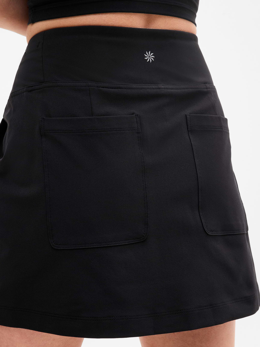 Tee Time High Rise 17" Skort - Black