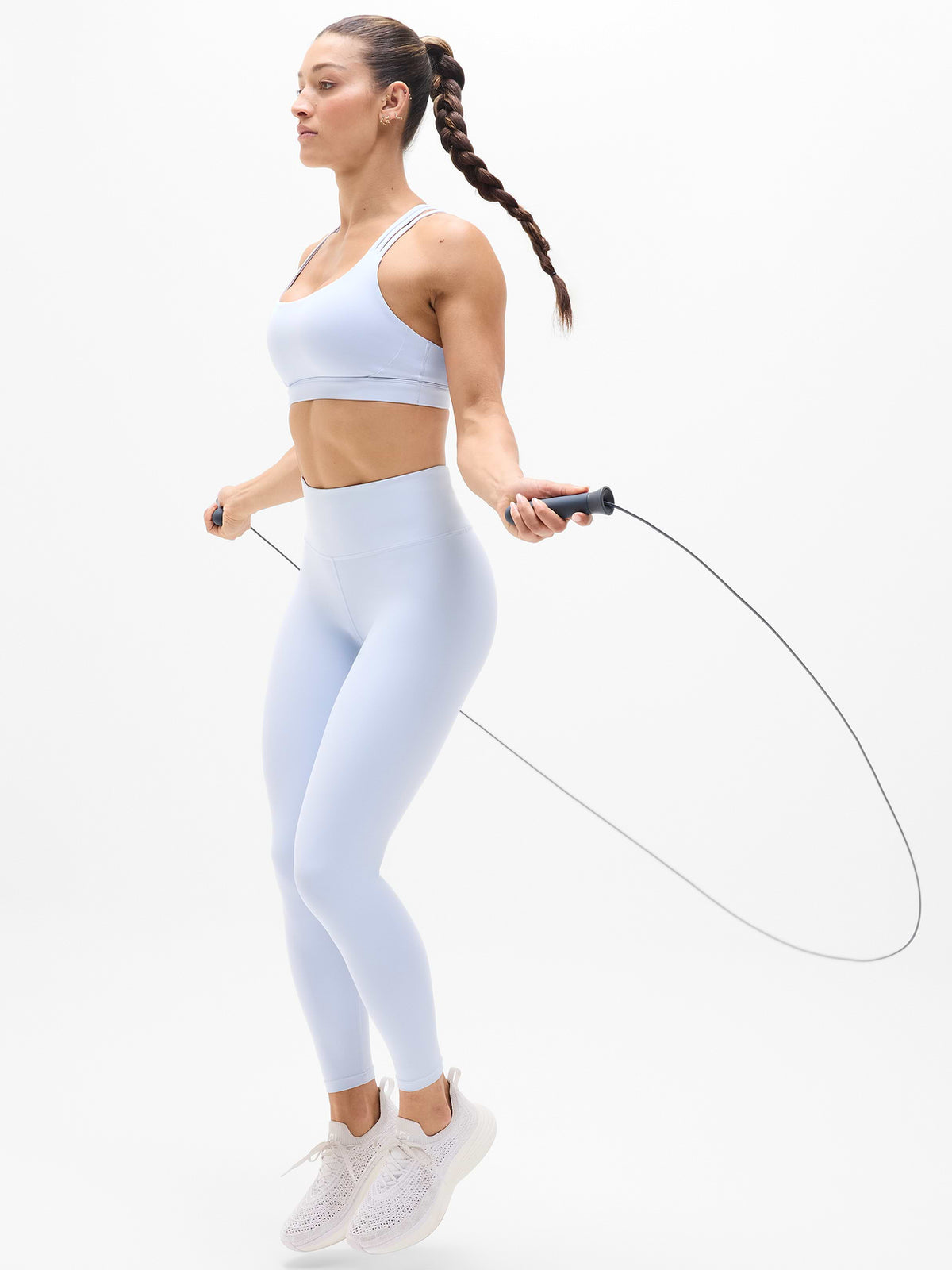 Interval High Rise Legging - Gossamer Blue