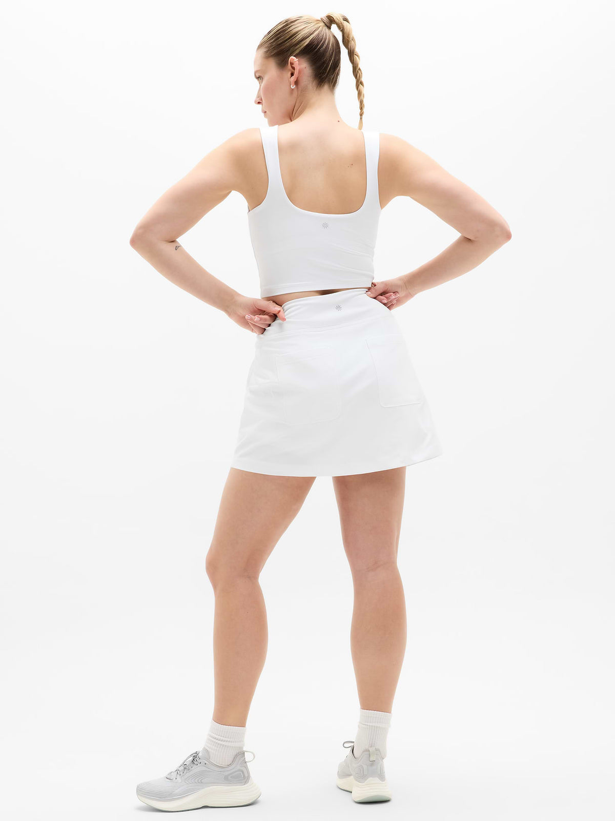 Tee Time High Rise 17" Skort - Bright White
