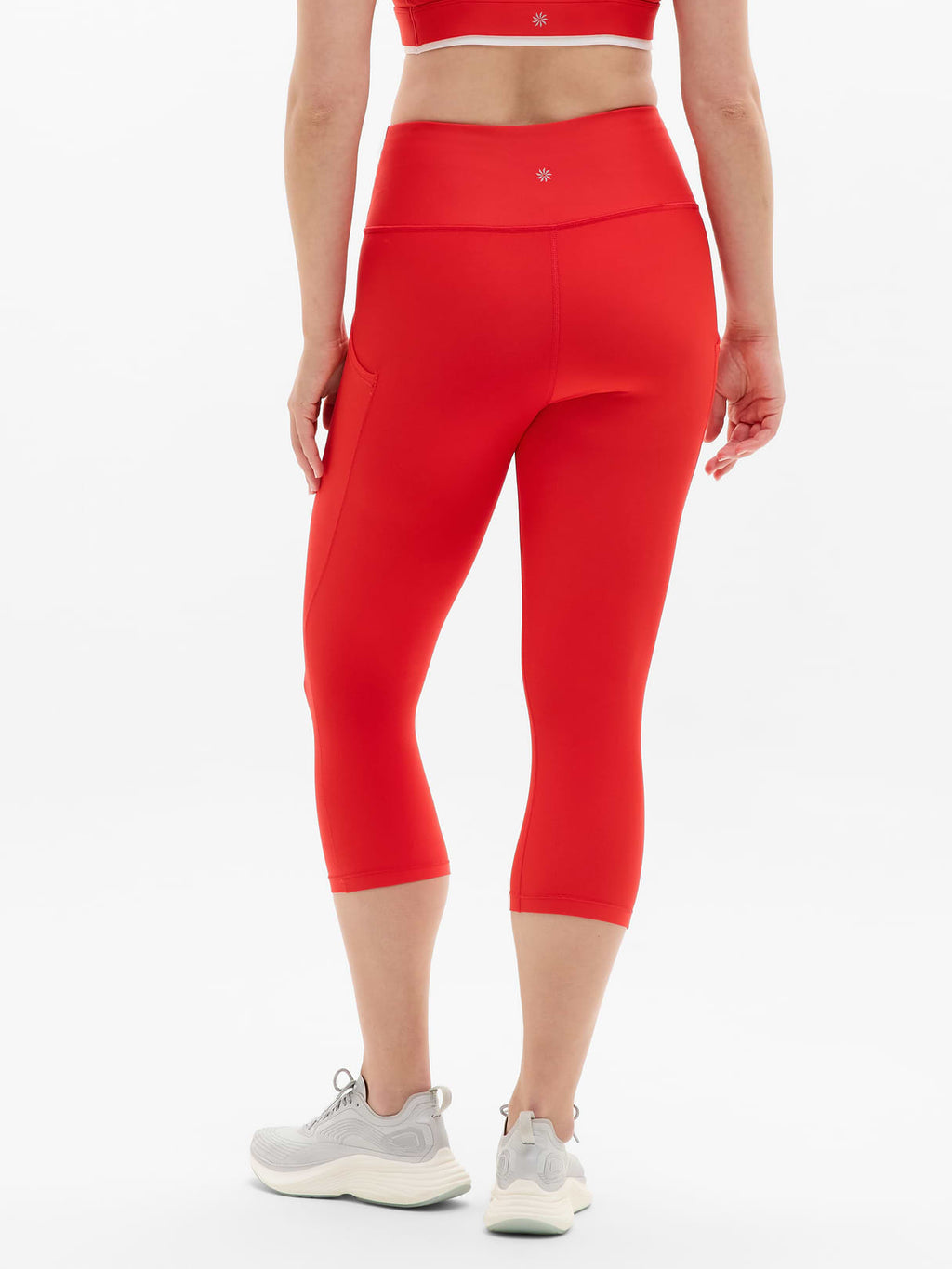 Interval Stash High Rise 7/8 Legging - Cardinal