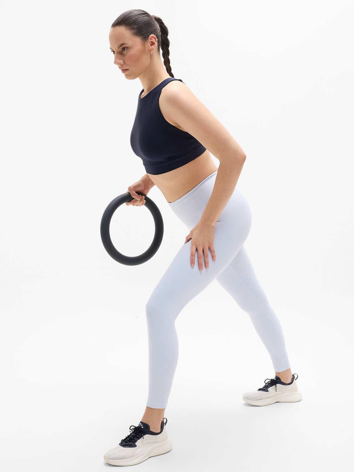 Interval High Rise Legging - Gossamer Blue