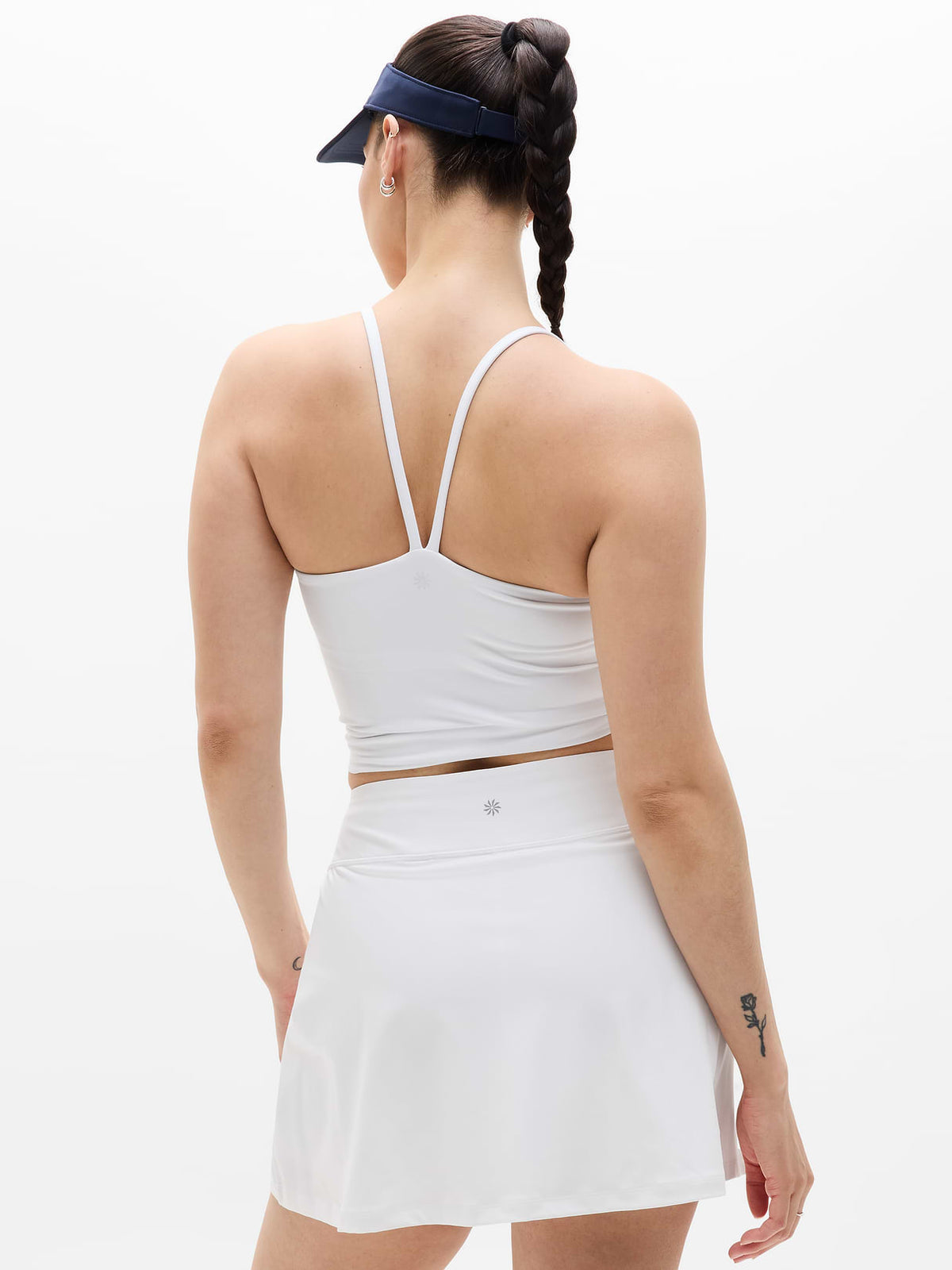 Crosscourt High Rise 14" Skort - Bright White