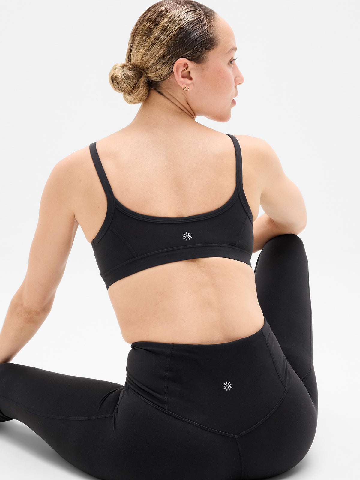 Square Neck Bra A-C - Black