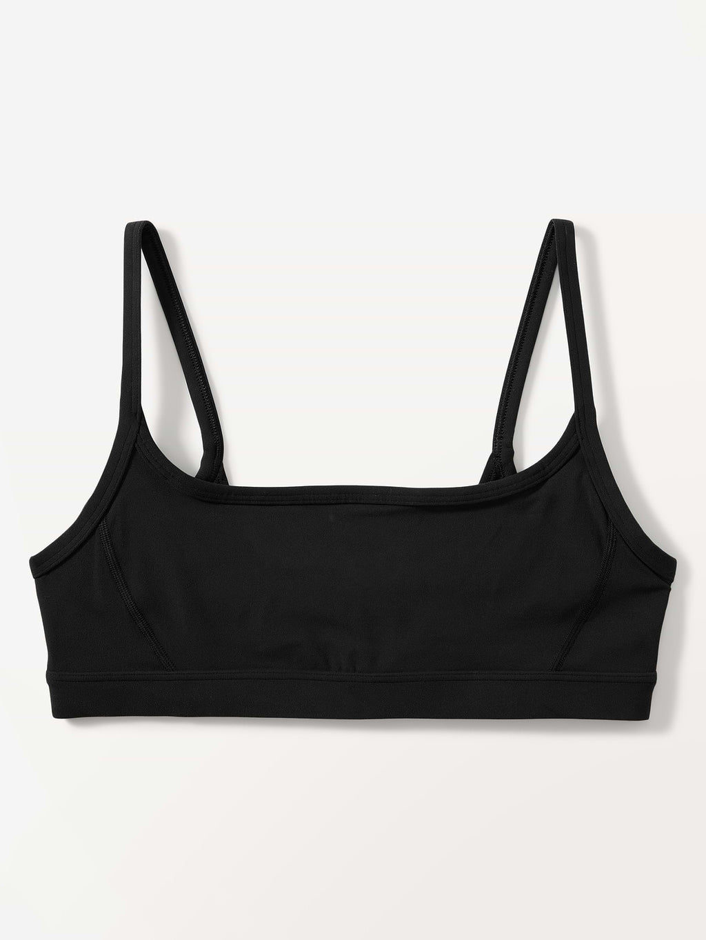 Square Neck Bra A-C - Black