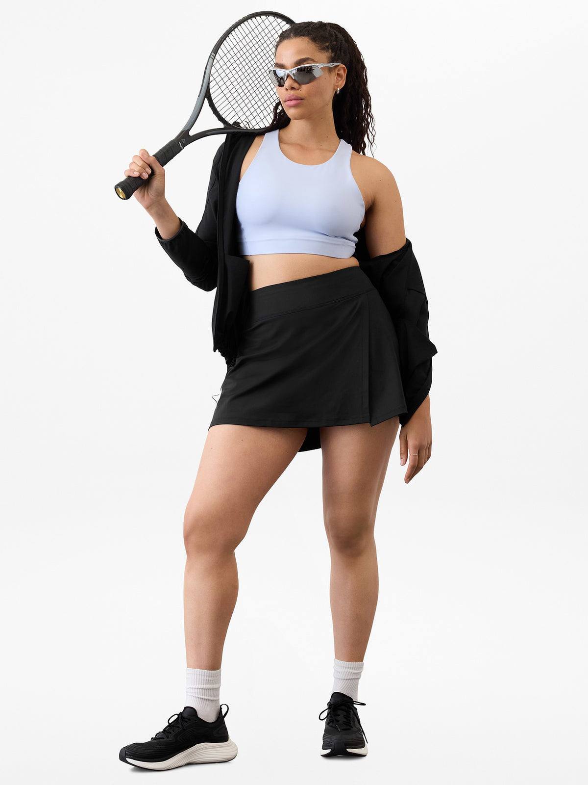 Crosscourt High Rise 14" Skort - Black
