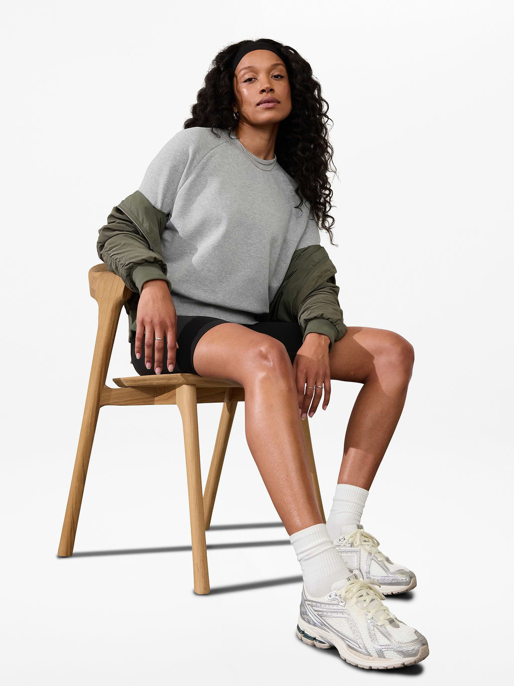 Forever Fleece Relaxed Crew Sweatshirt - Grey Heather