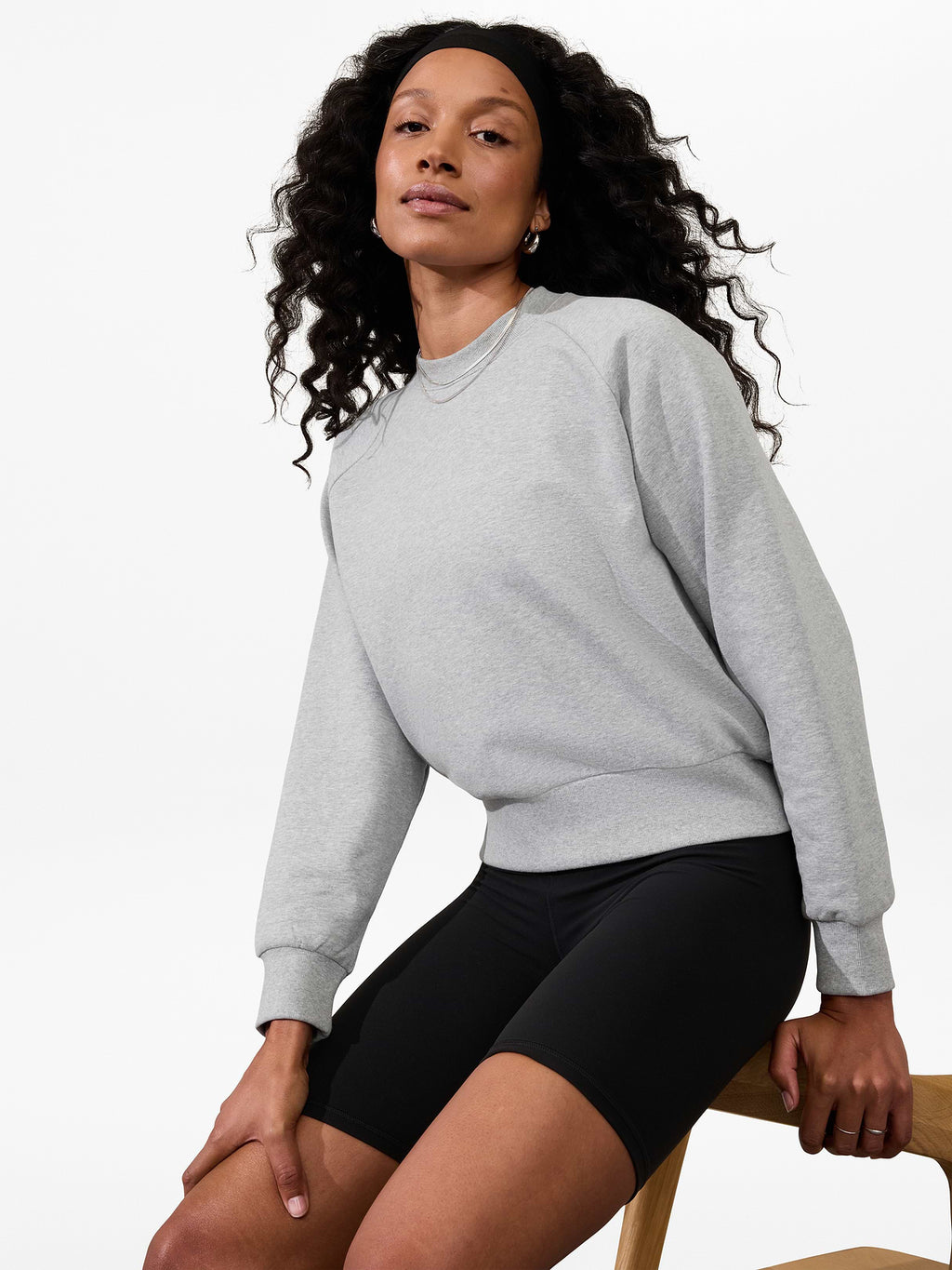 Forever Fleece Relaxed Crew Sweatshirt - Grey Heather