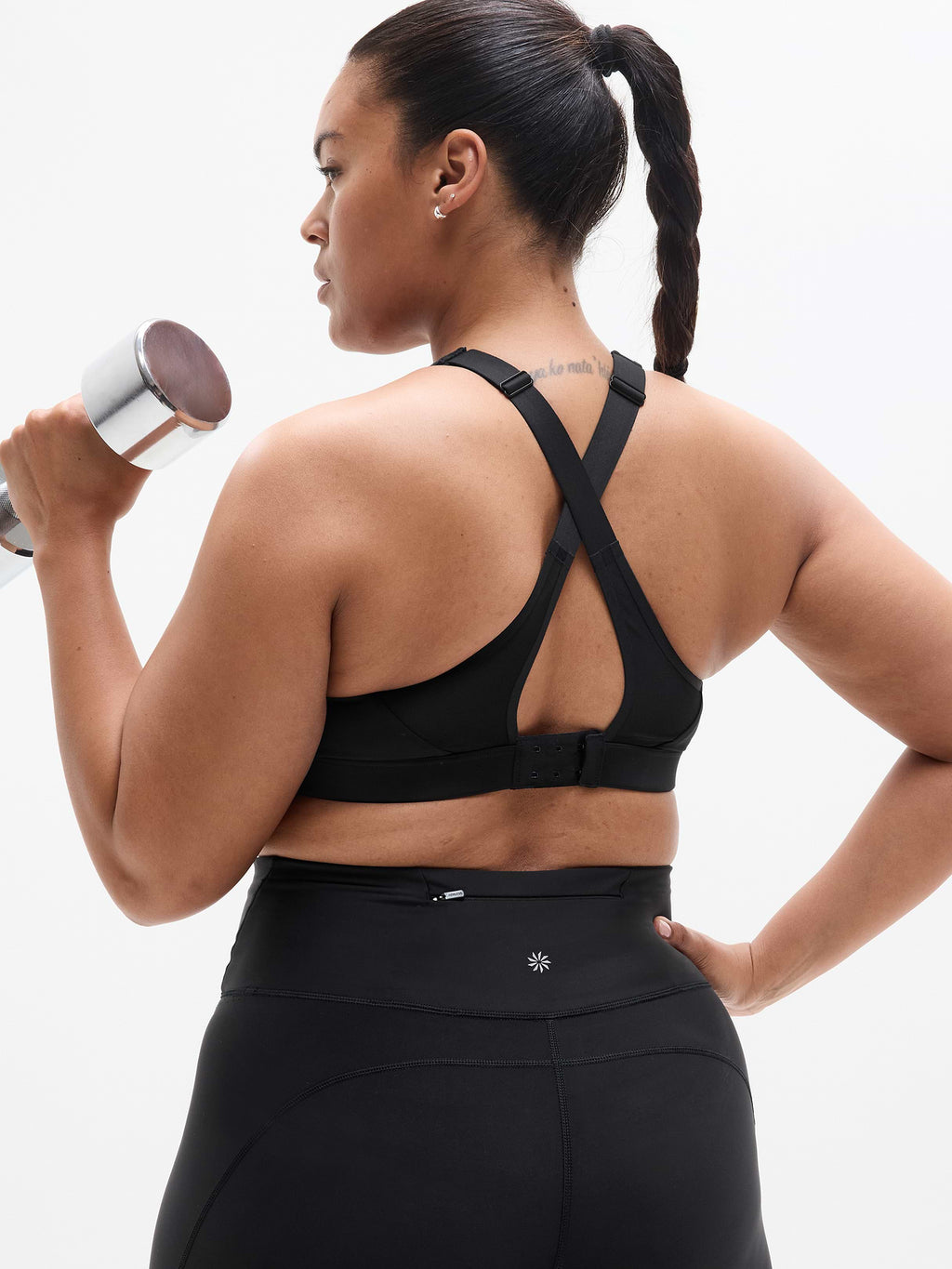 Speed Run High Support Sports Bra - Black