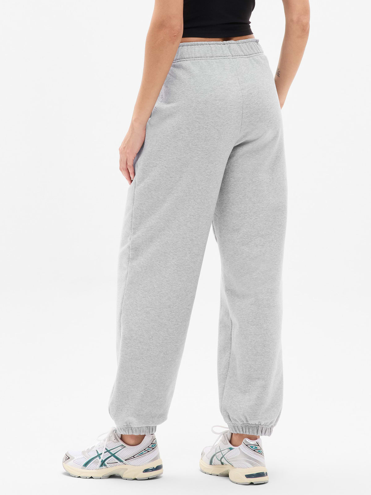 Forever Fleece Mid Rise Flare Pant - Grey Heather