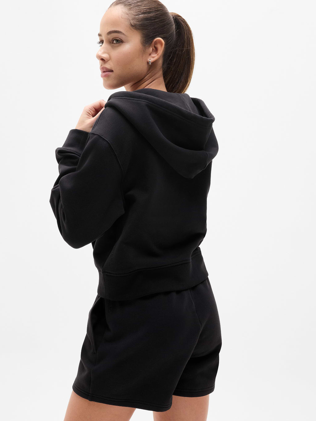Forever Fleece Full Zip Sweatshirt - Black