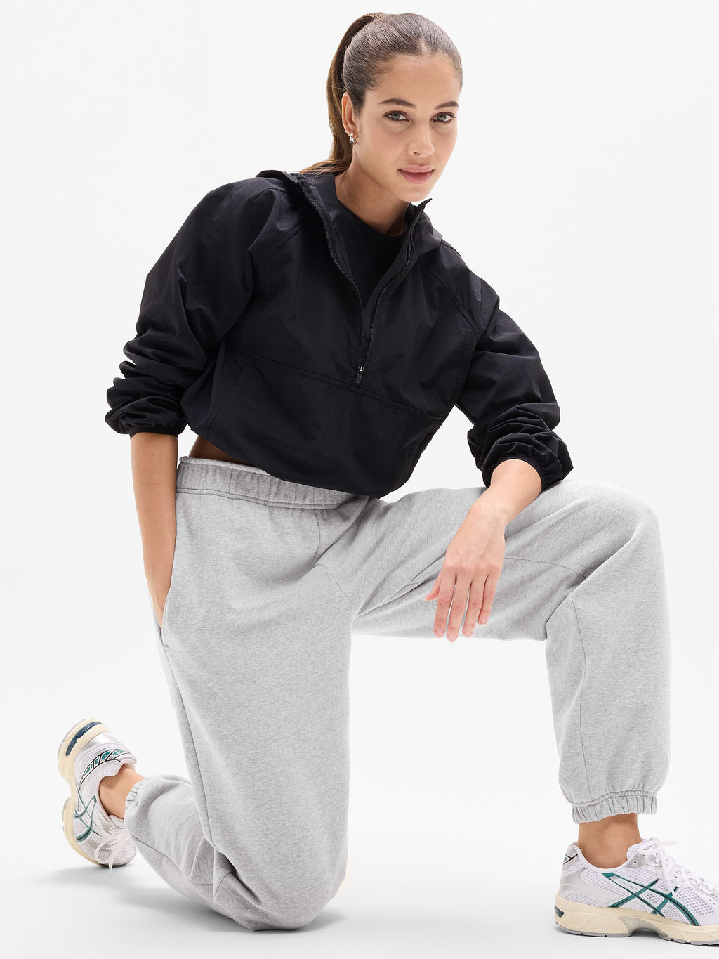 Forever Fleece Mid Rise Flare Pant - Grey Heather