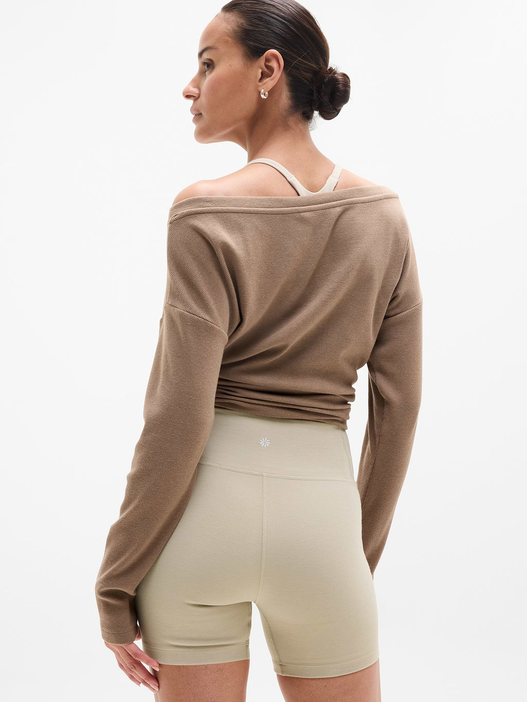 Intuition High Rise 5” Cotton Short - Ecru