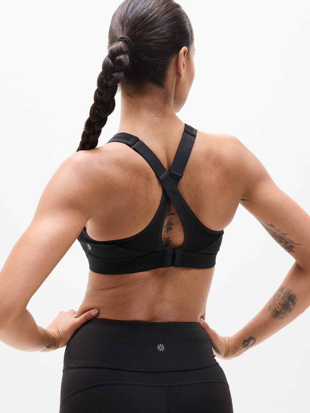 Speed Run High Support Sports Bra - Black