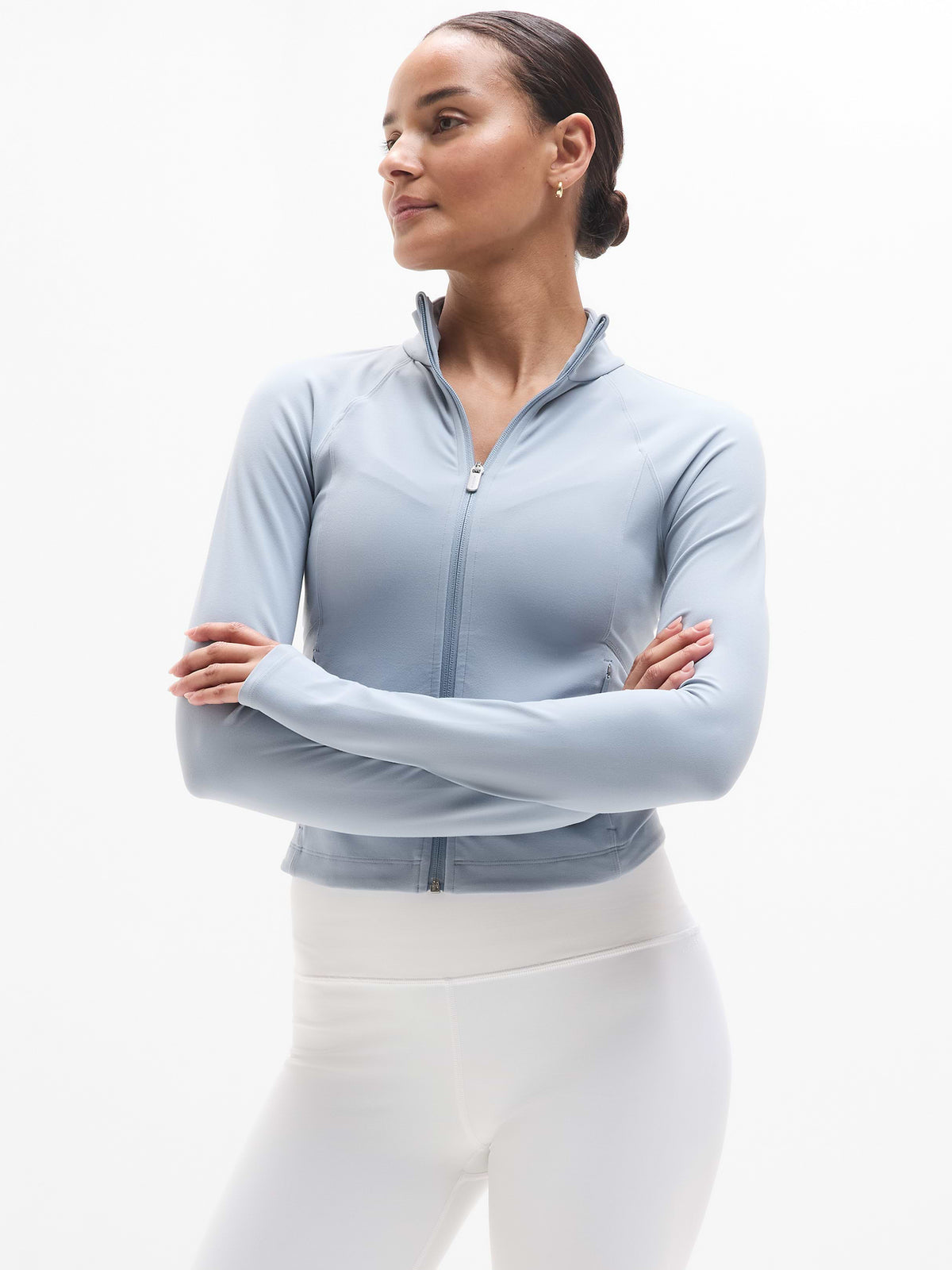 Salutation Crop Jacket - Blue Star