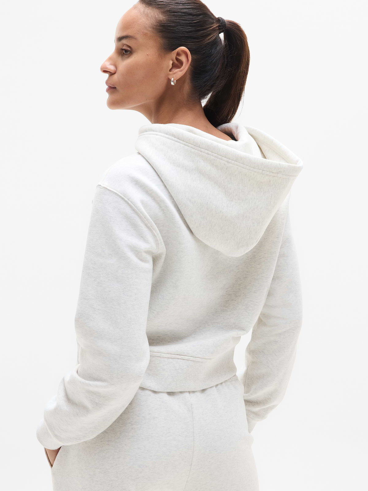 Forever Fleece Full Zip Sweatshirt - Fog Grey Heather