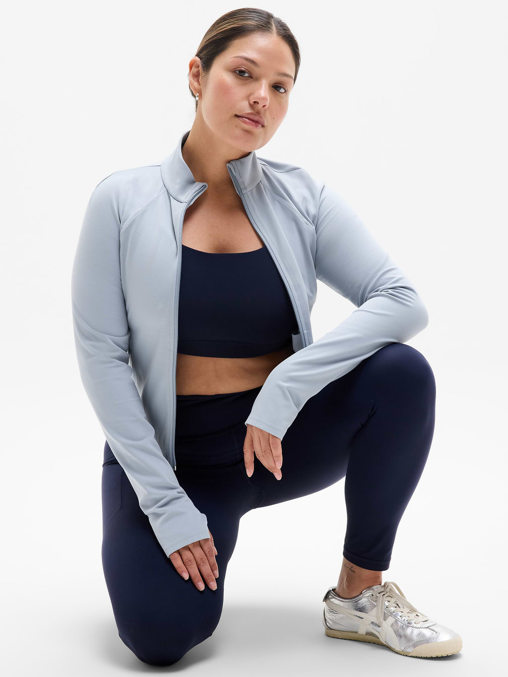 Salutation Crop Jacket - Blue Star