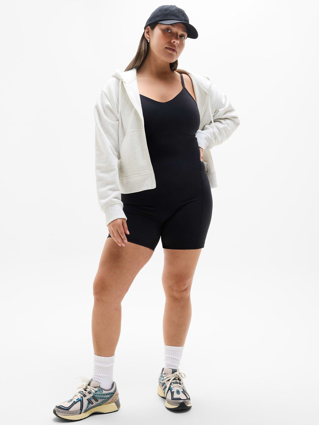 Forever Fleece Full Zip Sweatshirt - Fog Grey Heather