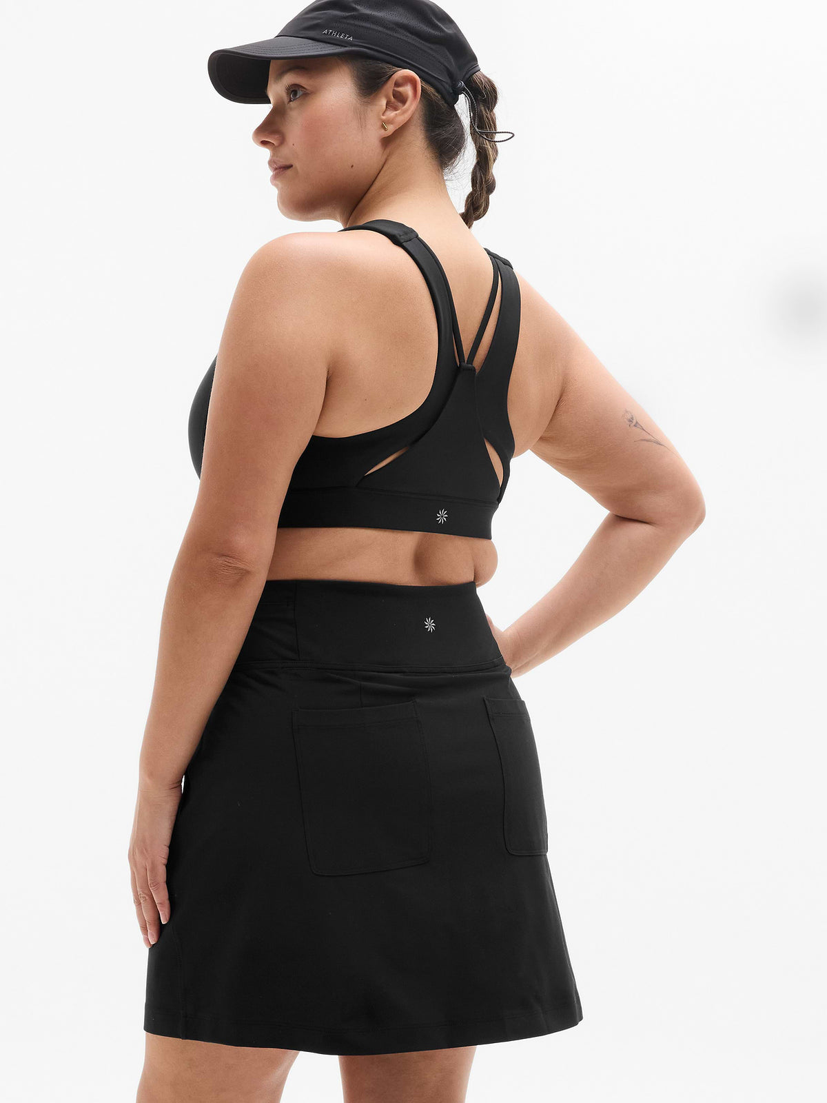 Tee Time High Rise 17" Skort - Black