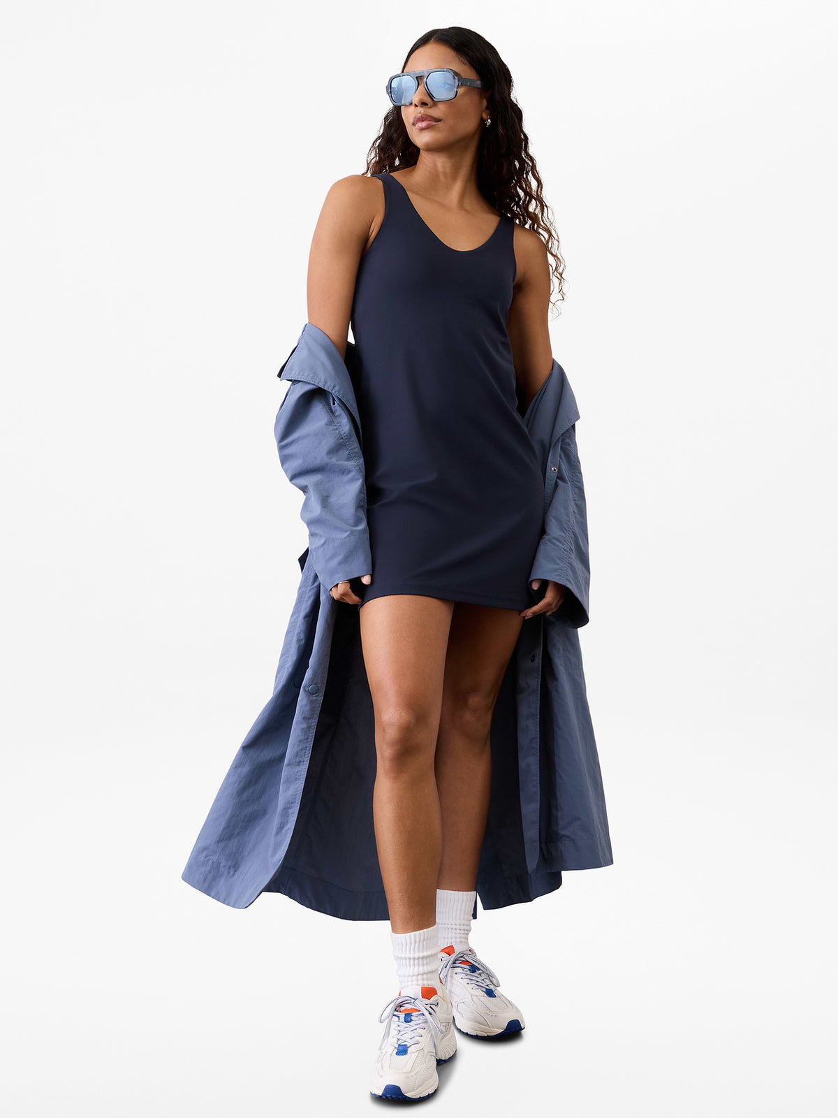Transcend Dress - Navy