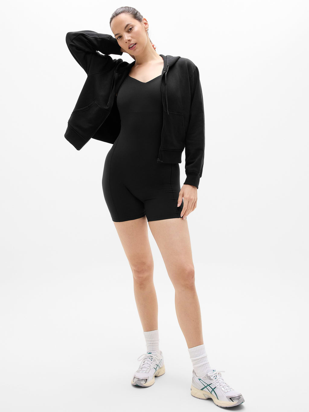 Forever Fleece Full Zip Sweatshirt - Black