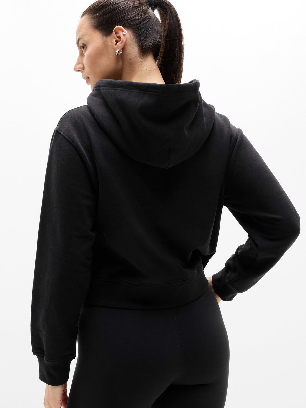 Forever Fleece Full Zip Sweatshirt - Black