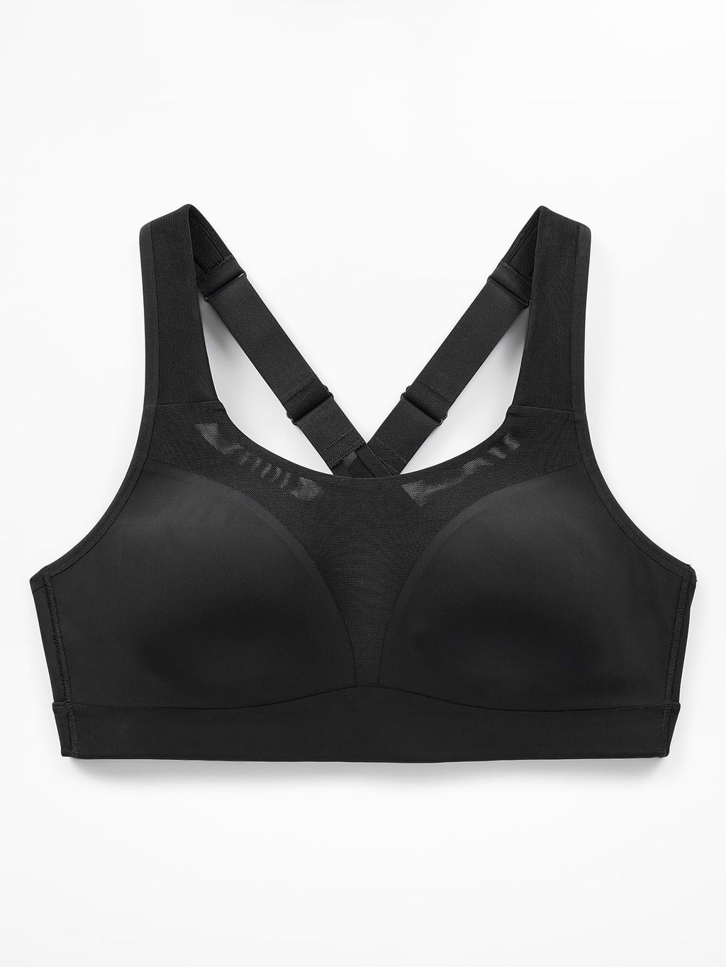 Speed Run High Support Sports Bra - Black