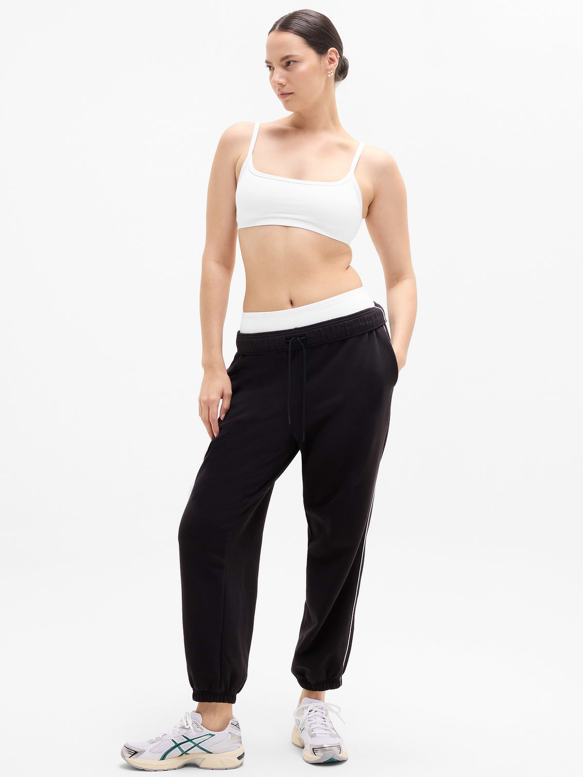 Square Neck Bra A-C - Bright White