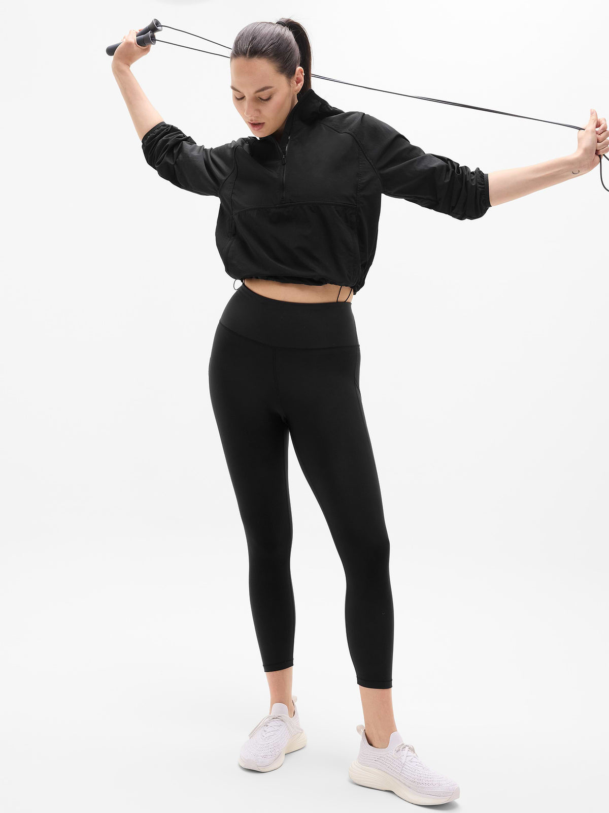 Interval Stash High Rise 7/8 Legging - Black