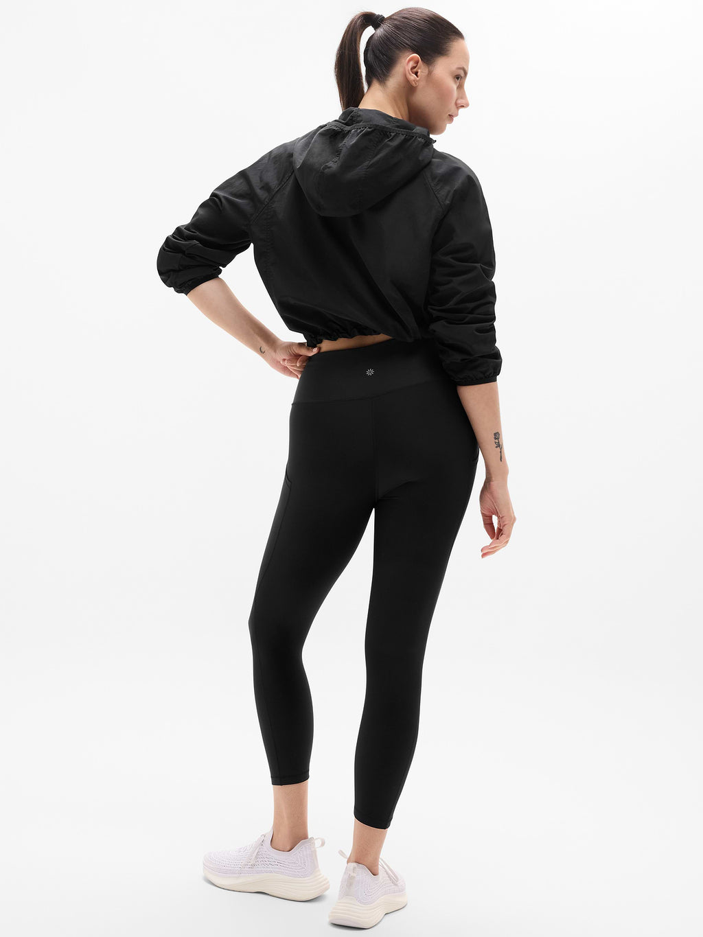 Interval Stash High Rise 7/8 Legging - Black