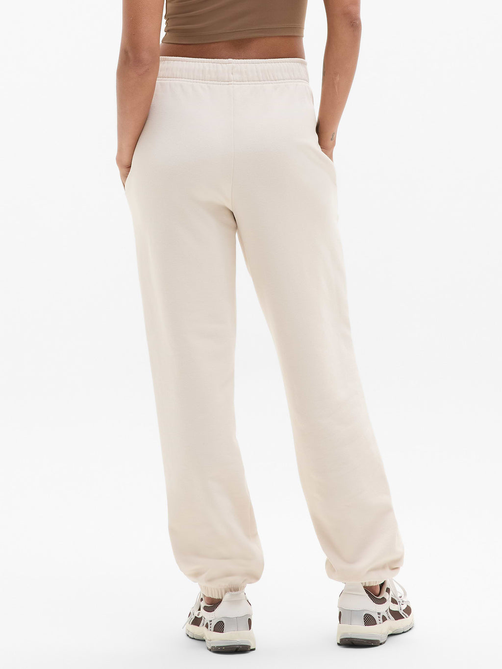 Forever Fleece Mid Rise Flare Pant - Bone