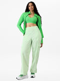 Cascade High Rise Cargo Poplin Pant - Mint Tint