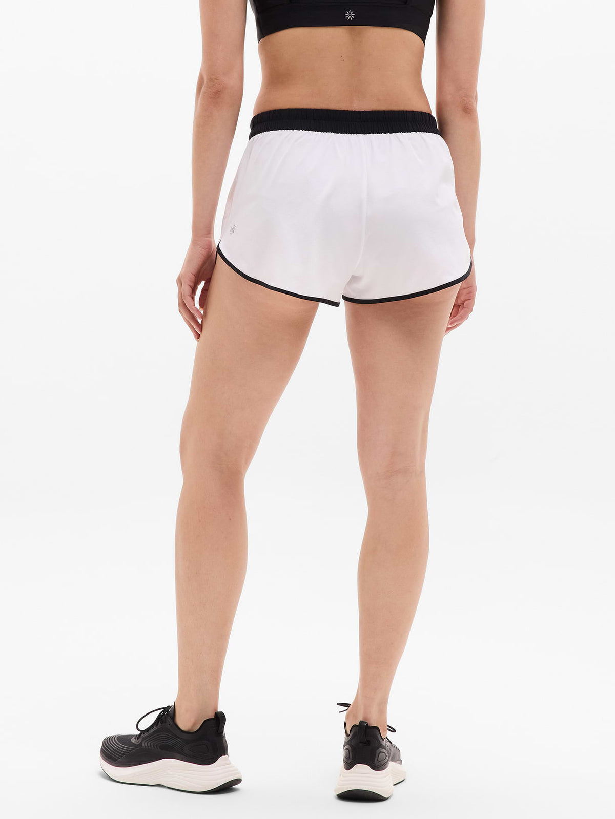 Speedwork Mid Rise Colorblock 2" Run Short - White/Black/Shell