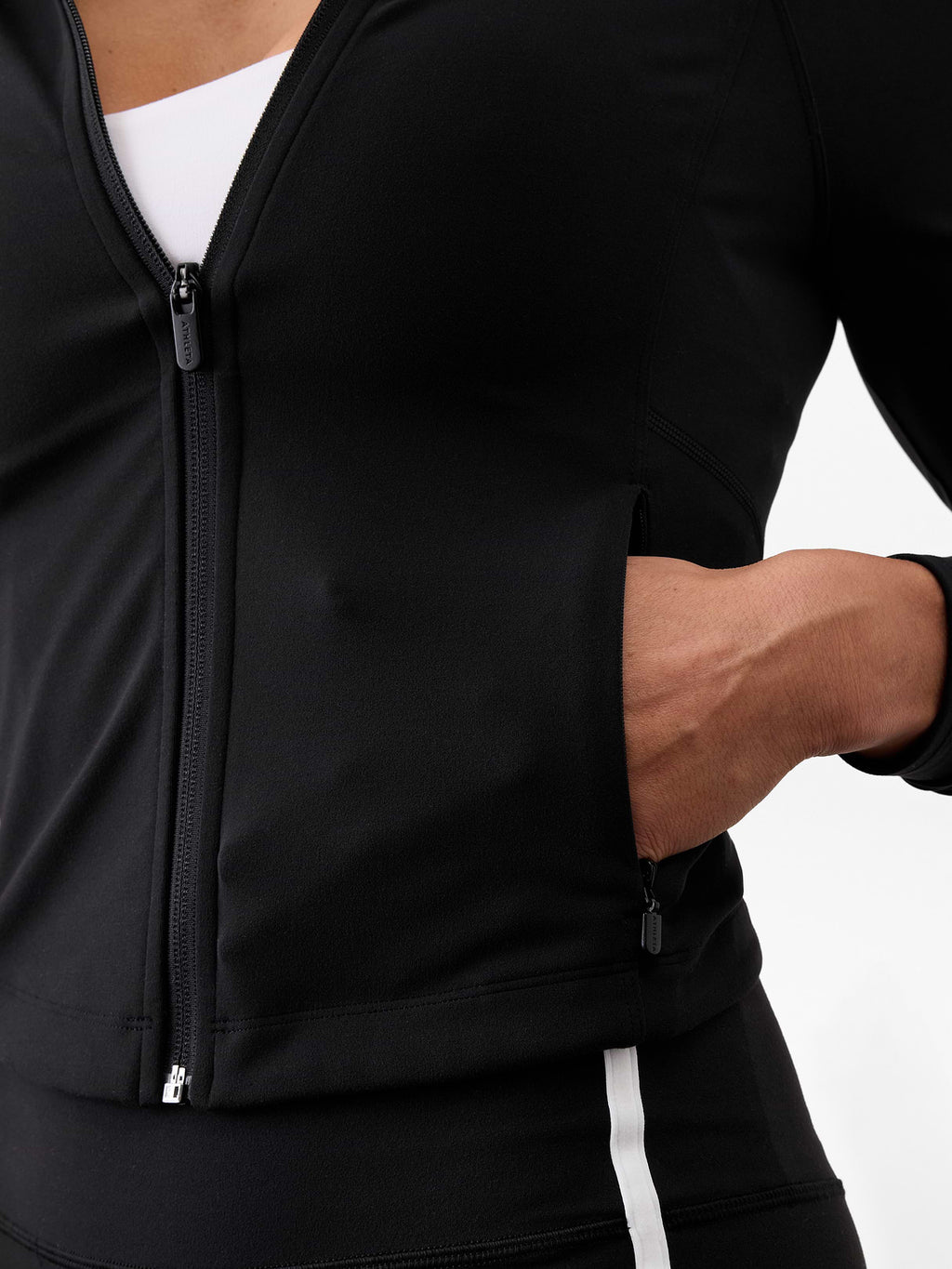 Salutation Crop Jacket - Black
