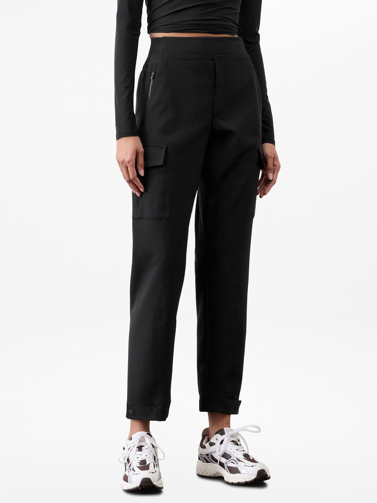 Endless High Rise Cargo Pant - Black