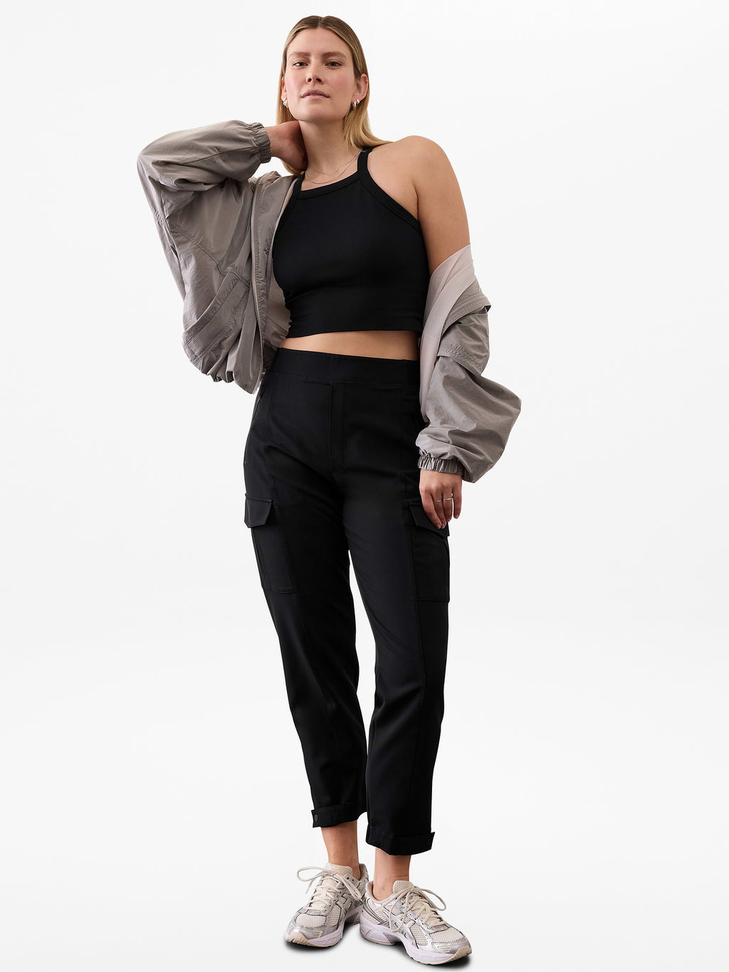 Endless High Rise Cargo Pant - Black