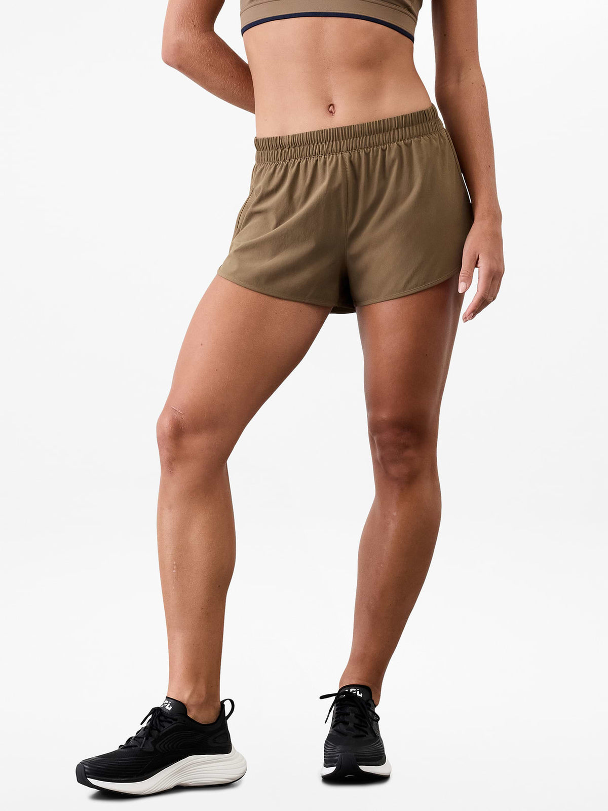 Speedwork Mid Rise 2 1/2" Run Short - Clay