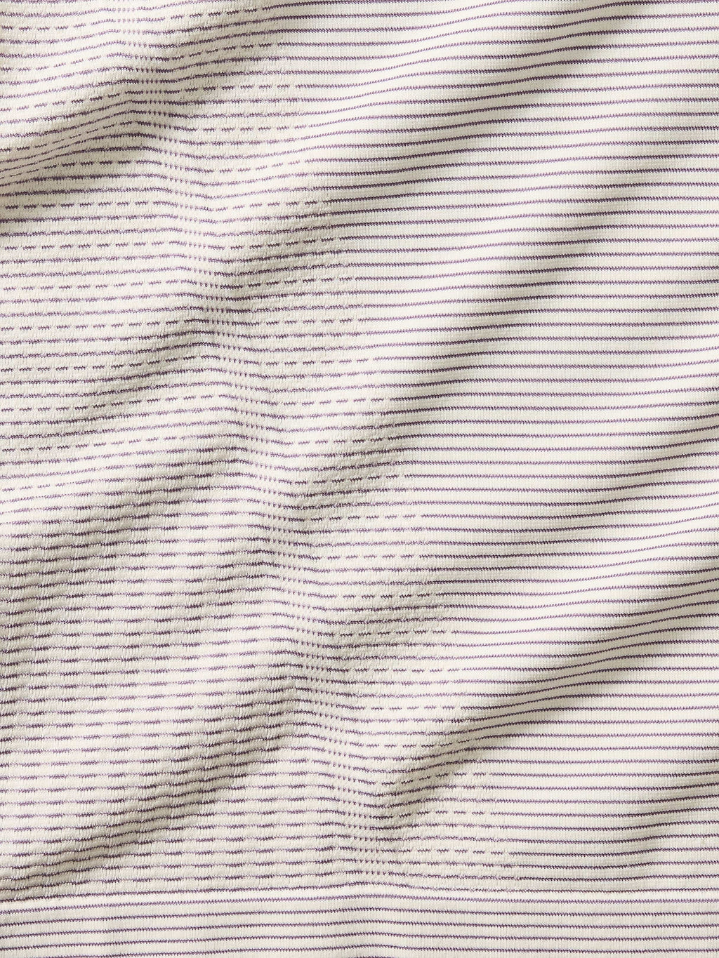Momentum Seamless Tee - White Mini Stripe