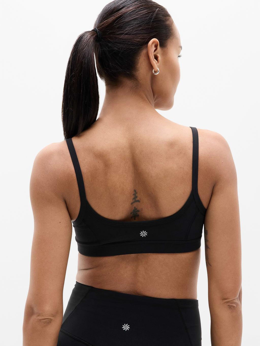 Square Neck Bra A-C - Black