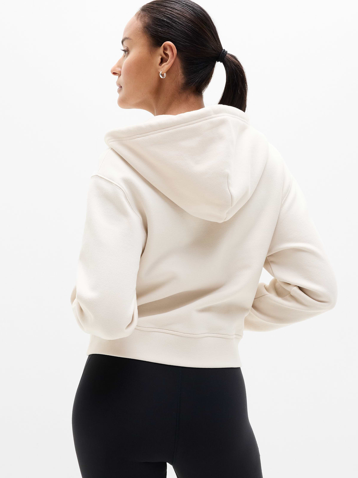 Forever Fleece Full Zip Sweatshirt - Bone